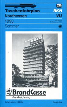 Taschenfahrplan Nordhessen 1990