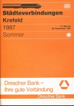 Städteverbindungen Krefeld 1987