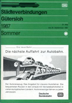 Städteverbindungen Gütersloh 1987