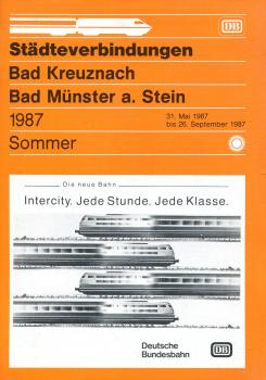 Städteverbindungen Bad Kreuznach / Bad Münster a. Stein 1987