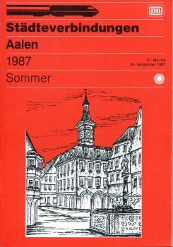 Städteverbindungen Aalen 1987