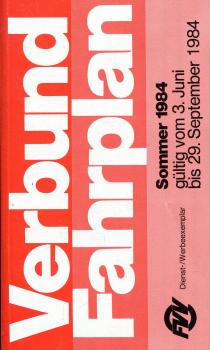 FVV Verbundfahrplan 1984