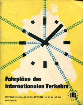 Fahrpläne des Internationalen Verkehrs DR 1964 / 1965