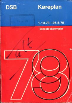 Kursbuch Dänemark 1978 / 1979