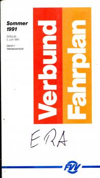 FVV Verbundfahrplan 1991