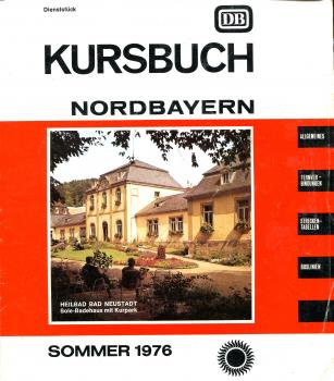 Kursbuch Nordbayern 1976
