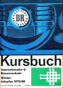 Kursbuch DR 1979 / 1980 Internationaler und Binnenverkehr