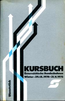 Kürsbuch ÖBB 1974 / 1975