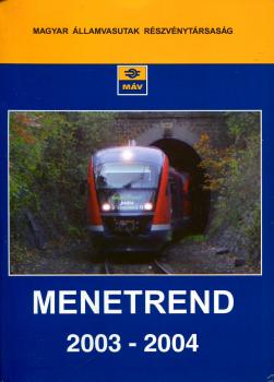 Kursbuch Ungarn 2003 / 2004 MAV