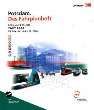 Fahrplanheft Potsdam 2000