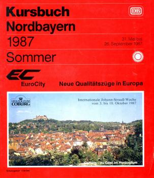 Kursbuch Nordbayern 1987
