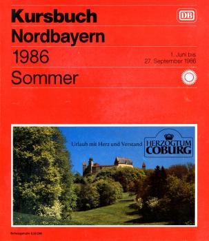 Kursbuch Nordbayern 1986