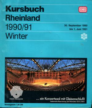 Kursbuch Rheinland 1990 / 1991