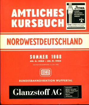Kursbuch Nordwestdeutschland 1968