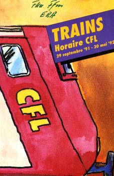 Kursbuch CFL Luxemburg 1991 / 1992