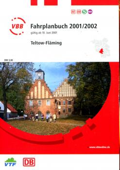 VBB Fahrplanbuch Teltow-Fläming 2001 / 2002