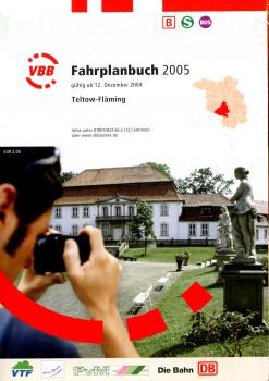 VBB Fahrplanbuch Teltow Fläming 2005