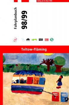 VBB Fahrplanbuch Teltow Fläming 1998 / 1999
