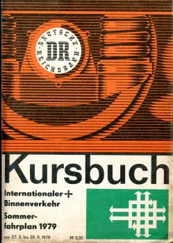 Kursbuch DR internationaler und Binnenverkehr 1979