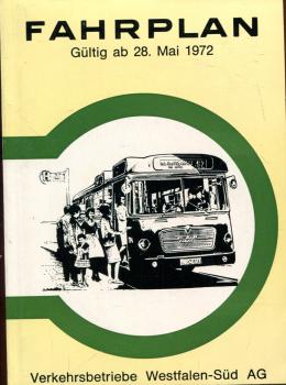 Fahrplan Verkehrsbetriebe Westfalen Süd AG 1972