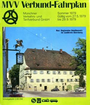 MVV Verbund Fahrplan 1979