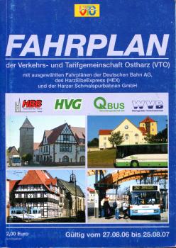 Fahrplan Tarifgemeinschaft Ostharz 2006 / 2007