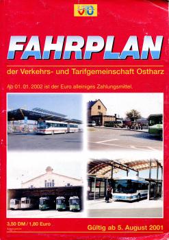 Fahrplan Tarifgemeinschaft Ostharz 2001 ( ab 5. August)