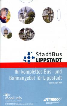 Fahrplan Lippstadt 2004
