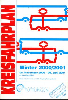 Kreisfahrplan Tuttlingen 2000 / 2001