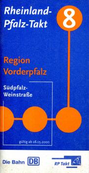 Fahrplan Rheinland-Pfalz Takt 8 Vorderpfalz 2000