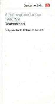 Städteverbindungen DB 1998 / 1999