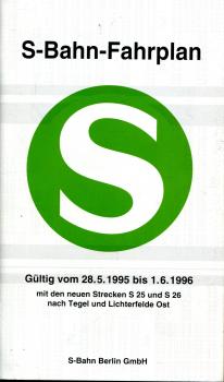 Fahrplan S-Bahn Berlin 1995 / 1996