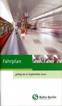 Fahrplan S-Bahn Berlin 2001 ( ab September )