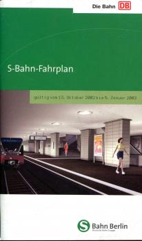Fahrplan S-Bahn Berlin 2002 / 2003