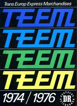 TEEM Güterkursbuch DR 1974 / 1976