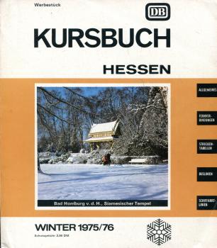 Kursbuch Hessen 1975 / 1976