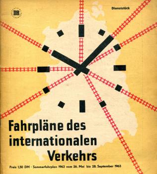 Fahrpläne des internationalen Verkehrs 1963