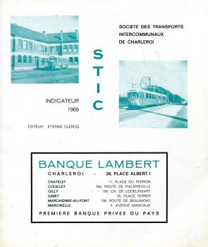 Fahrplan STIC Charleroi Indicateur1969