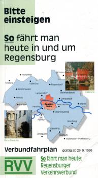 Verbundfahrplan RVV Regensburg 1996