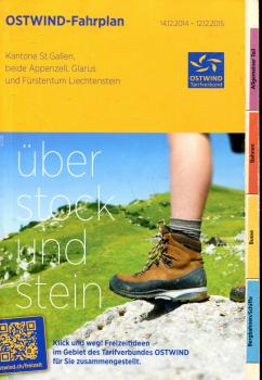 Ostwind Fahrplan St. Gallen, Appenzell, Glarus, Liechtenstein 2014 / 2015