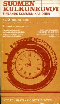 Kursbuch Finnland 1974 ( 29.9. – 30.11)