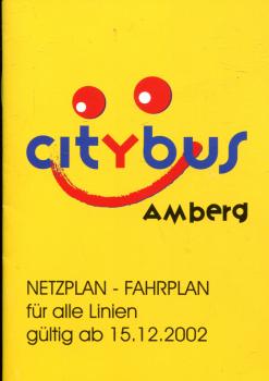 Fahrplan City Bus Amberg 2002
