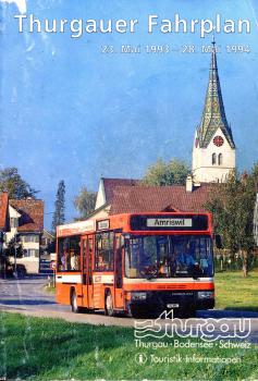 Thurgauer Fahrplan 1993 / 1994