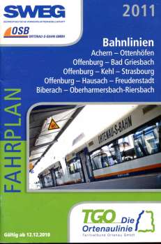 SWEG Fahrplan Achern Ottenhöfen Offenburg Bad Griesbach Kehl Biberach 2011