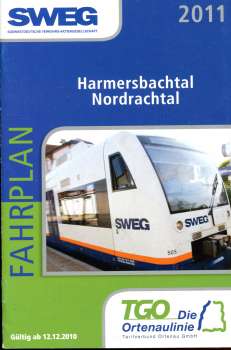 SWEG Fahrplan Harmersbachtal Nordrachtal 2011