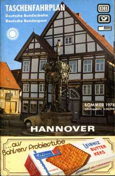 Taschenfahrplan Hannover 1978