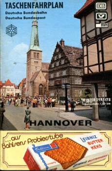 Taschenfahrplan Hannover 1977 / 1978