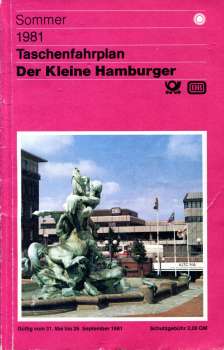 Taschenfahrplan der Kleine Hamburger 1981