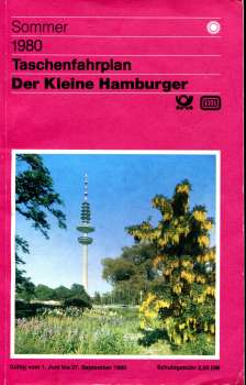 Taschenfahrplan der Kleine Hamburger 1980