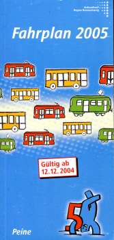 Fahrplan Peine 2005